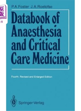 海外直订医药图书Databook of Anaesthesia and Critical Care Medicine 麻醉和重症监护医学数据手册