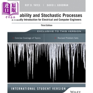 预售 Yates Stochastic 英文原版 中商原版 Third 国际学生版 Edition Processes 概率论与随机过程 Probability