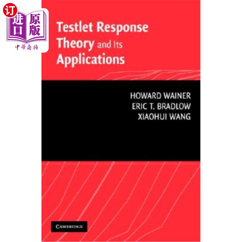 海外直订Testlet Response Theory and Its Applications 测试子响应理论及其应用