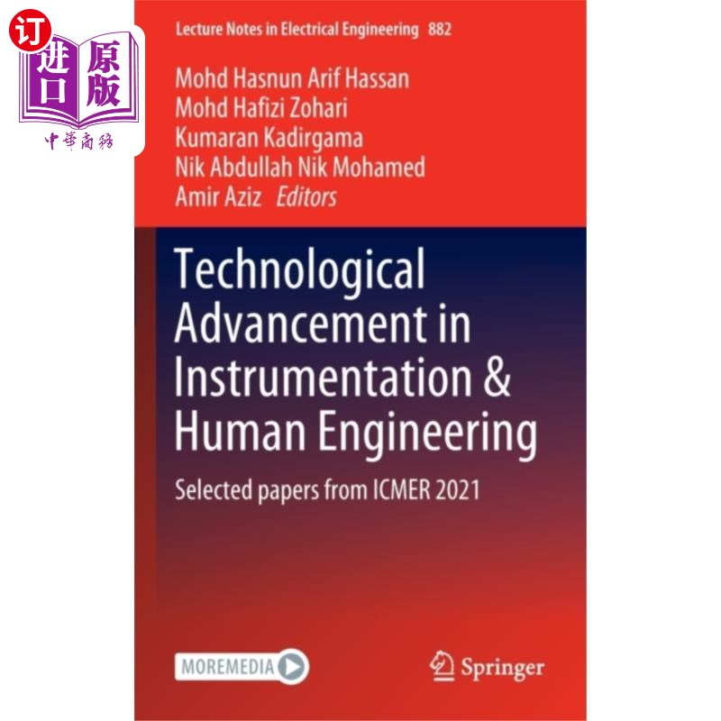 海外直订医药图书Technological Advancement in Instrumentation & H... 仪器仪表与人体工程学的技术进步