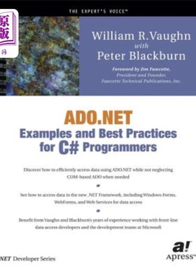 海外直订ADO.NET Examples and Best Practices for C# Programmers [With CDROM] ADO。c#程序员的NET示例和好的实践[使用CD