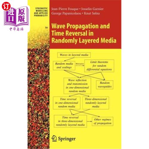 海外直订Wave Propagation and Time Reversal in Randomly Layered Media 随机层状介质中的波传播与时间反转