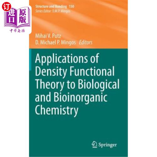 海外直订Applications of Density Functional Theory to Biological and Bioinorganic Chemist 密度泛函理论在生物和生物无