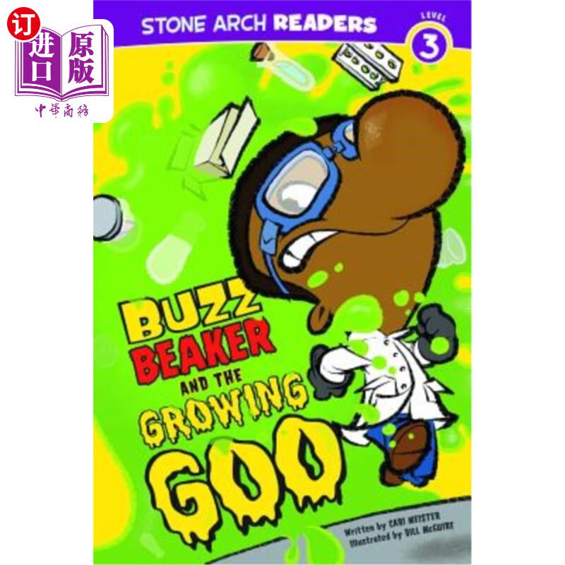 海外直订buzz beaker and the growing goo buzz beaker和不断增长的