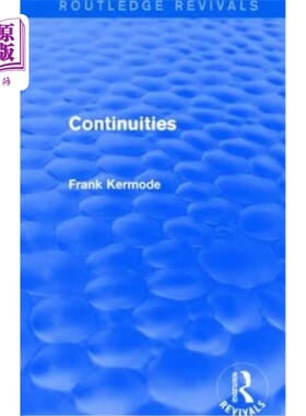 海外直订Continuities 连续性