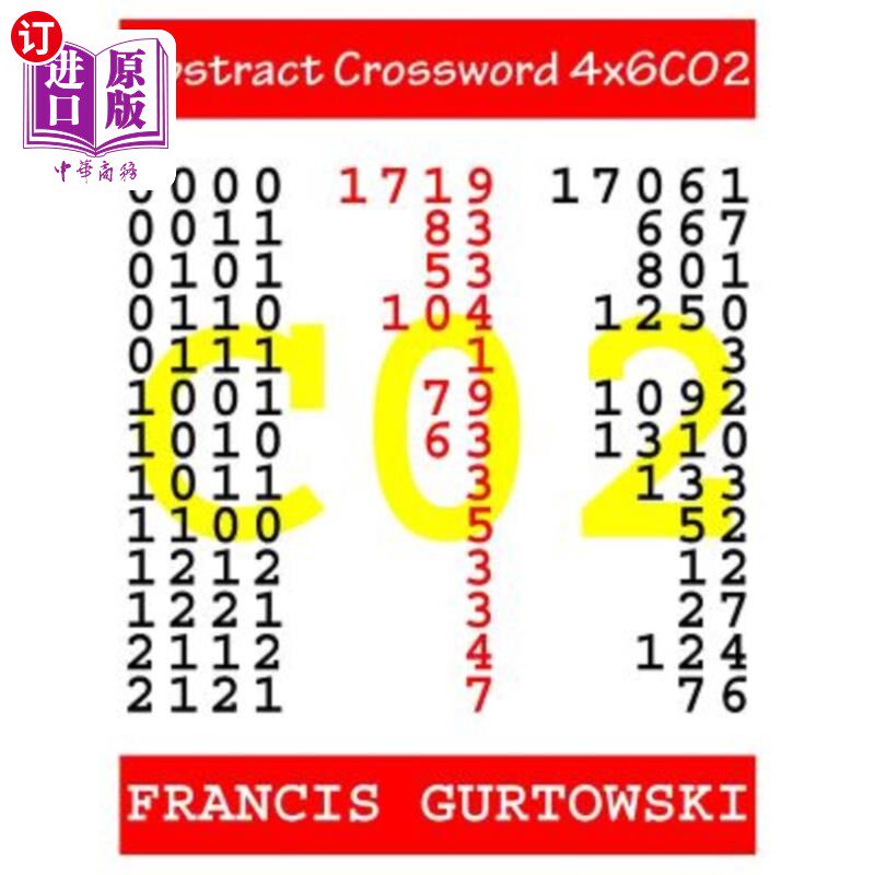 海外直订Abstract Crossword 4x6C02 抽象填字游戏4x6C02