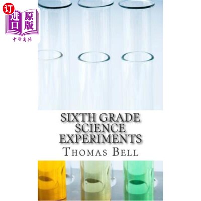 海外直订Sixth Grade Science Experiments 六年级科学实验