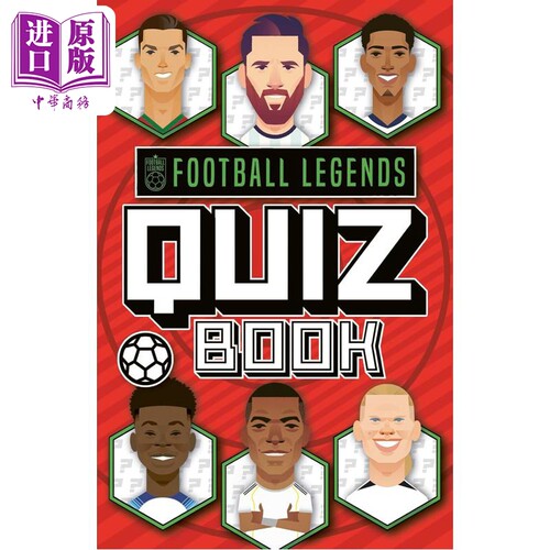 小球迷足球知识问答 英文原版 Football Legends Quiz Book George Maudsley【中商原版】