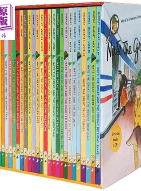 小侦探内特28册全集故事 Nate the Great 儿童初级章节书桥梁书 寒暑假推荐280L-600L小初文学小说英文原版7-12岁【中商原版】