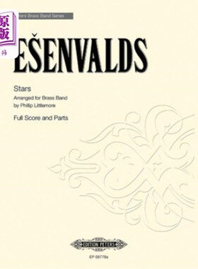 海外直订Stars: Arranged for Brass Band by Phillip Littlemore (Score and Parts), Conducto 明星：安排由菲利普·利特莫