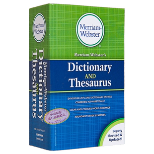 韦氏词典和同义词表 2020年版Merriam-Websters Dictionary and Thesaurus 2020 英文原版英语字典 进口参考工具书【中商原版