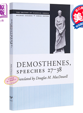 现货 古希腊演讲集 德摩斯梯尼演讲 27-38 英文原版 Demosthenes speeches 27-38 Michael Gagarin【中商原版】