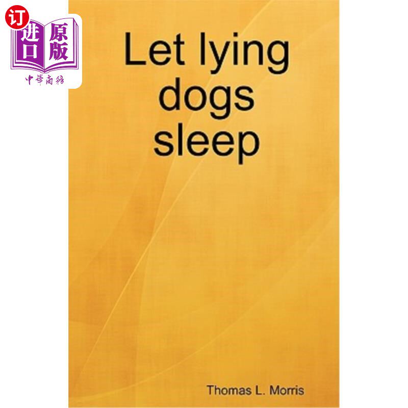 海外直订Let Lying Dogs Sleep 让说谎的狗睡觉吧