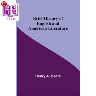 English and American 海外直订Brief 英美文学简史 Literature History