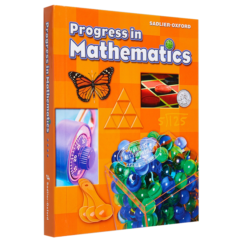 现货 SADLIER-OXFORD Progress in Mathematics: Grade 4 - Hardcover 美国小学数学教材四年级精装