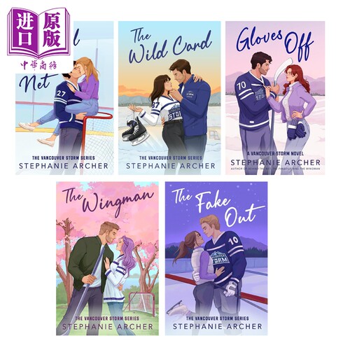 Vancouver Storm系列5册 英文原版 Behind The Net The Wingman The Fake Out Stephanie Archer 北美晋江言情小说英文版