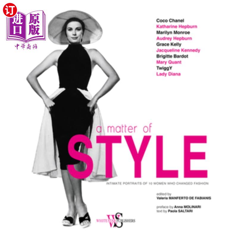 海外直订A Matter of Style: Intimate Portraits of 10 Women Who Changed Fashion 风格问题:10位改变时尚的女性的亲密肖像
