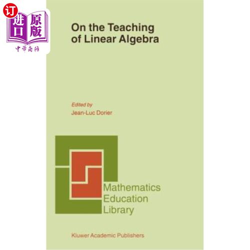 海外直订On the Teaching of Linear Algebra 论线性代数教学