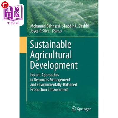 海外直订Sustainable Agricultural Development: Recent Approaches in Resources Management  可持续农业发展：资源管理和