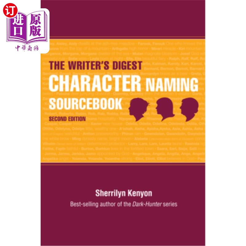 海外直订The Writer's Digest Character Naming Sourcebook 《作家文摘》人物命名工具书