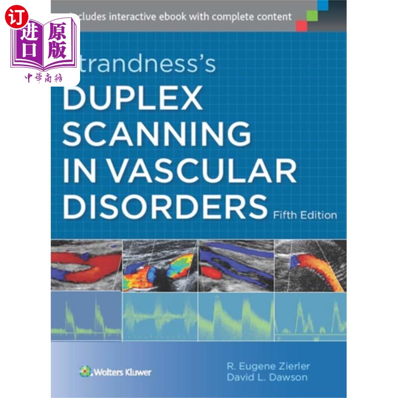 海外直订医药图书Strandness's Duplex Scanning in Vascular Disorde... 血管疾病Strandness的双工扫描