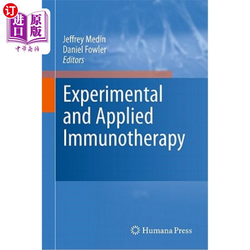 海外直订医药图书Experimental and Applied Immunotherapy 实验和应用免疫疗法