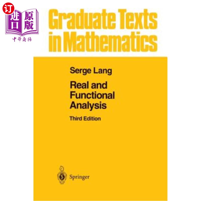 海外直订Real and Functional Analysis 实功能分析