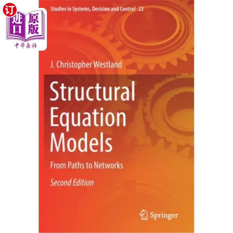 海外直订Structural Equation Models: From Paths to Networks 结构方程模型:从路径到