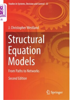 海外直订Structural Equation Models: From Paths to Networks 结构方程模型:从路径到