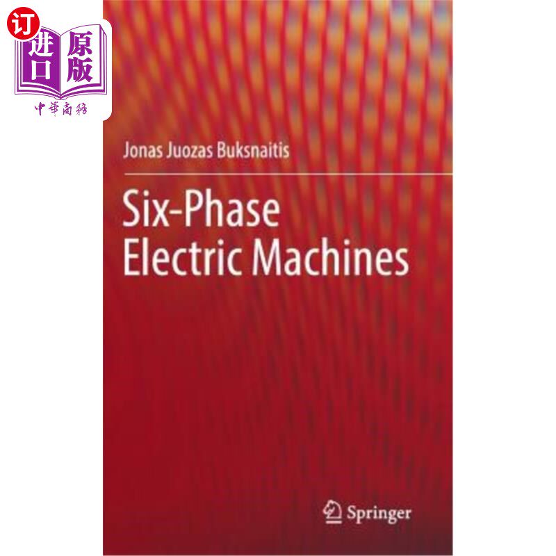 海外直订six-phase electric machines 六相电机
