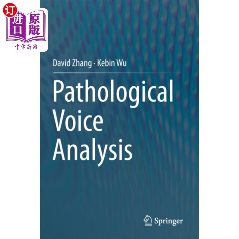 海外直订医药图书Pathological Voice Analysis 病理语音分析