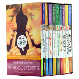 我们叫它粉灵豆Andrew Clements Frindle美国经典校园小说10册套装 一号教室 安德鲁克莱门斯 英文原版小初文学【中商原版】