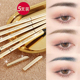 5支9.9 小金条眉笔双头眉笔三角极细双头眉笔防水持久不晕染