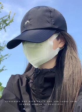 户外速干帽子鸭舌帽登山防晒薄款