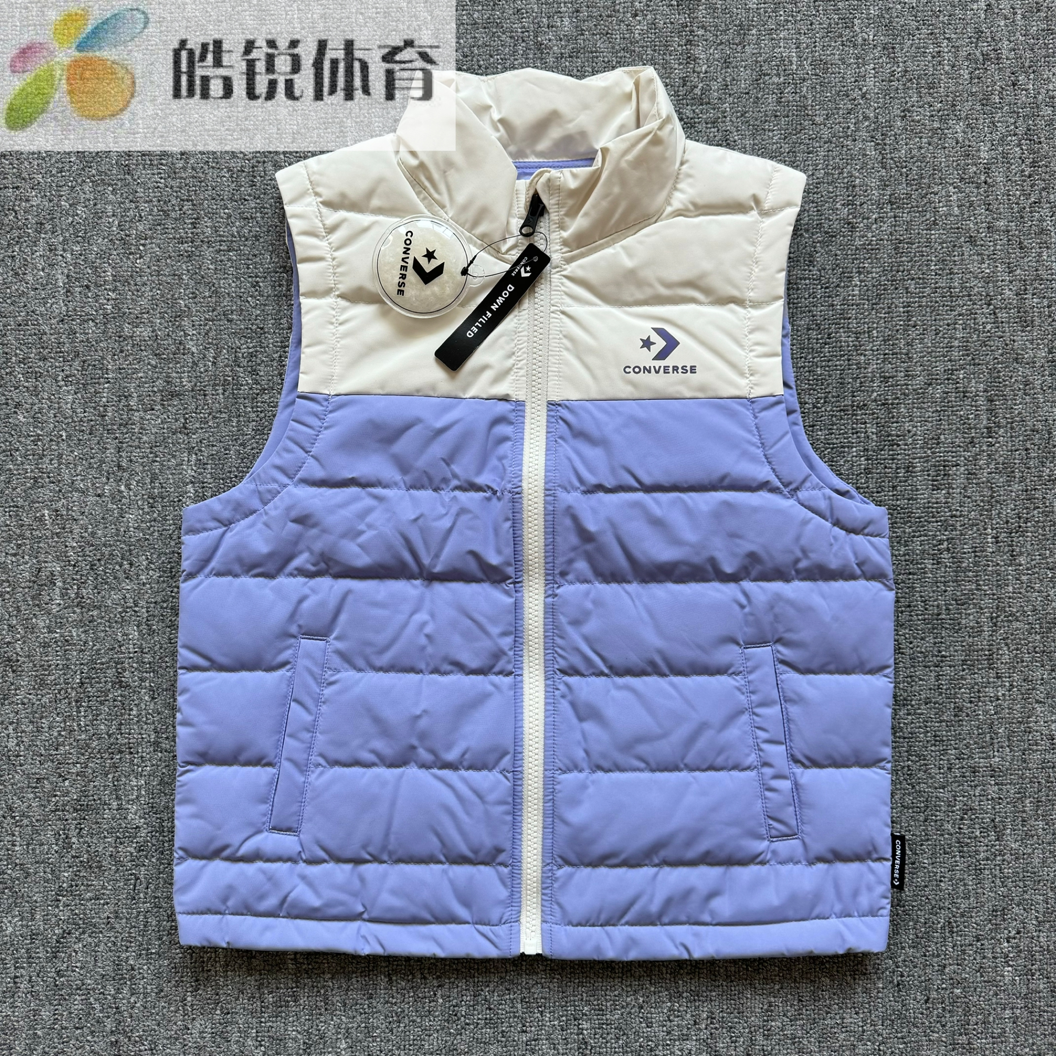 CONVERSE ALL STAR匡威男女童运动休闲保暖羽绒马甲背心CV2342171