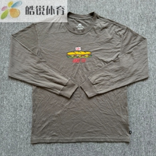 Nike SB耐克男子刺绣滑板运动休闲圆领长袖T恤HJ0807-289