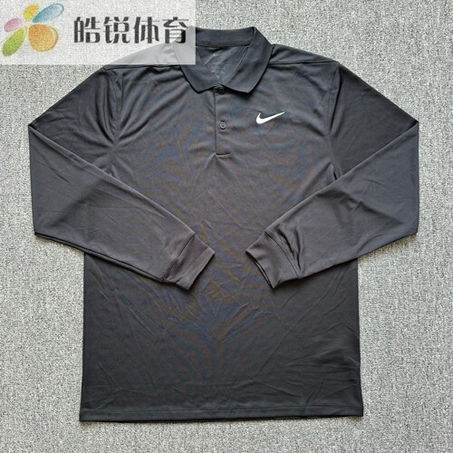 Nike Dri-Fit耐克男子高尔夫速干透气长袖翻领POLO长袖DN2345-010