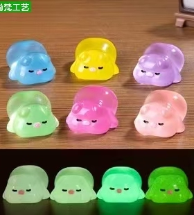 微景观创意可爱趴趴夜光小猪