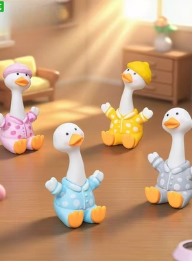 新款摇头小鸭公仔车载桌面摆件