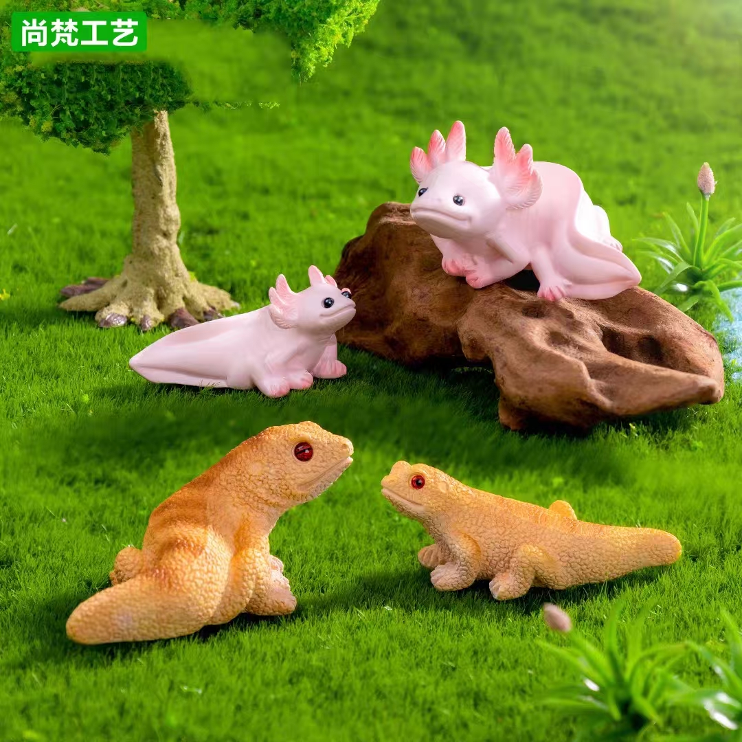 苔藓微景观仿真蝾螈蜥蜴变色龙