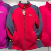 上衣摇粒绒妈妈装 外套加肥加大码 春秋户外抓绒衣开衫 中老年女装