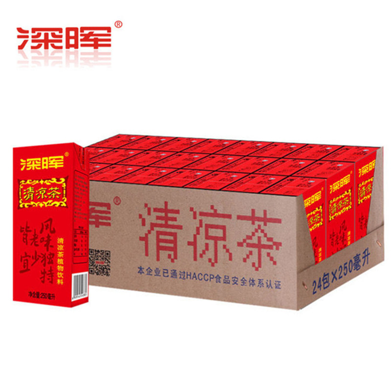 广东深晖消暑清凉茶饮料24盒图片