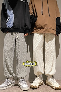 秋冬季新款新面料菠萝绒加绒加厚休闲裤 TY238图片