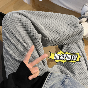 秋冬季新款新面料菠萝绒加绒加厚休闲裤 TY238图片