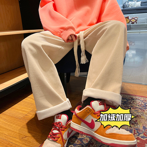 新款冬季主推加绒加厚灯芯绒长裤休闲裤 TY242 P55控68图片