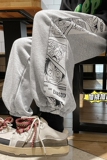 冬季新款卡通印花加绒加厚休闲裤卫裤TY241P55控68，男装休闲裤，星座512A（原616）