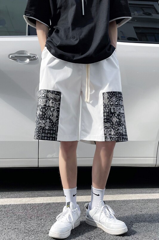 XZ616夏季新款拼接休闲五分裤TY128P30控39,男装休闲裤,星座512A（原616）