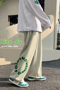 春季新款宽松百搭植绒休闲九分裤卫裤 TY305 P55控68图片