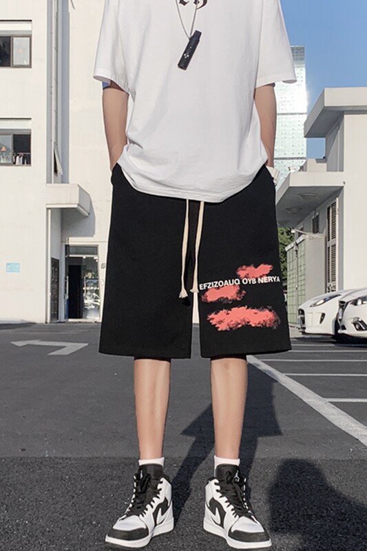 夏季宽松直筒沙滩裤休闲五分运动裤TY127P30控39,男装休闲裤,星座512A（原616）