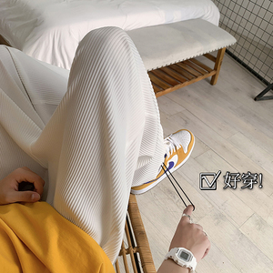 XZ616 春夏季新款百搭冰丝压折面料休闲裤 TY113 P55 控68图片